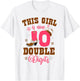 It's My 10th Birthday This Girl Is Now 10 Years Old Teengirl T-Shirt - T-Shirt | White