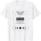222 Angel Number Shirt Angel Aesthetic Angel Core Butterfly T-Shirt - T-Shirt | White