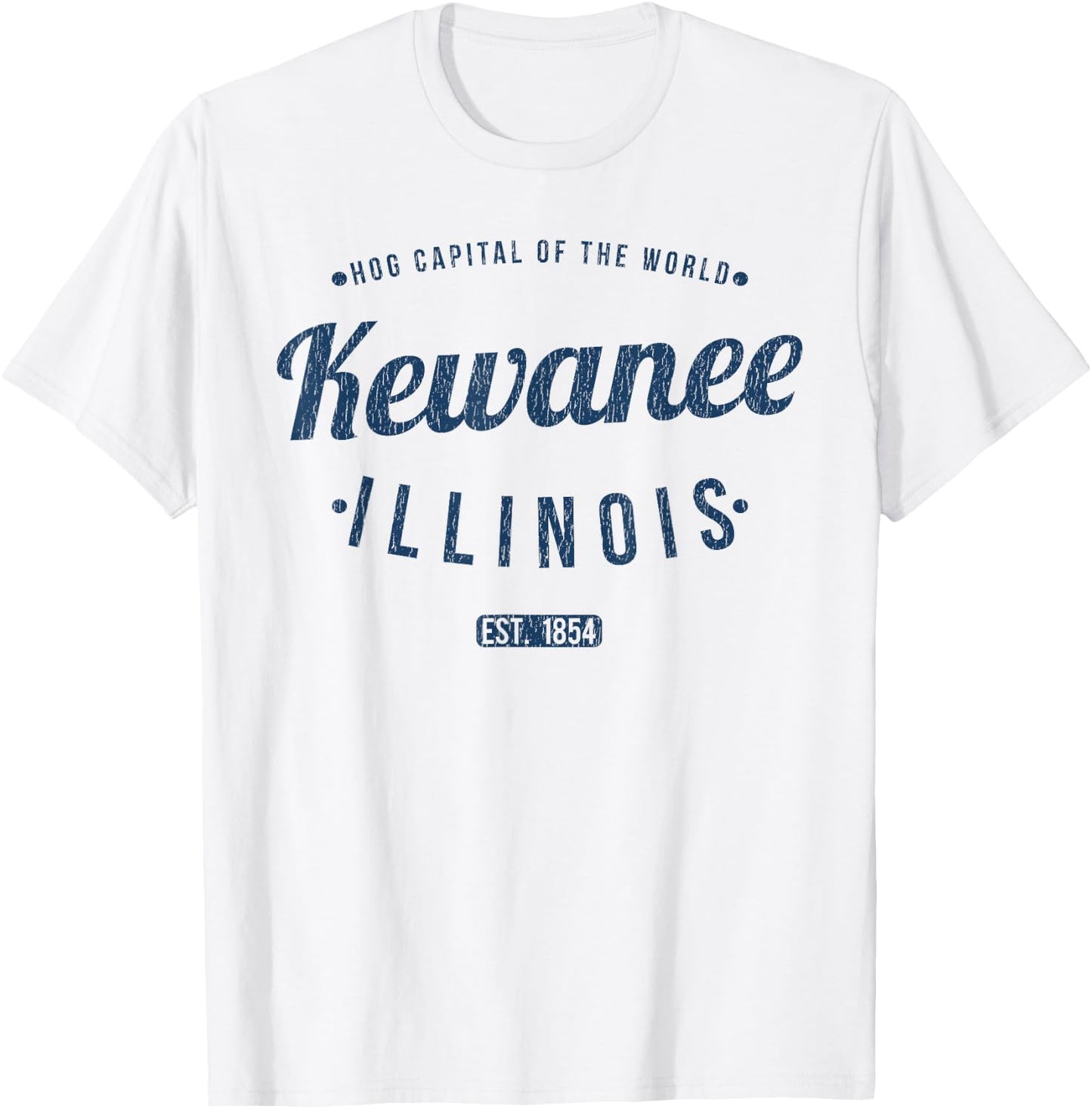 Kewanee Illinois Retro Vintage Souvenir IL Kewanee T-Shirt - T-Shirt | White