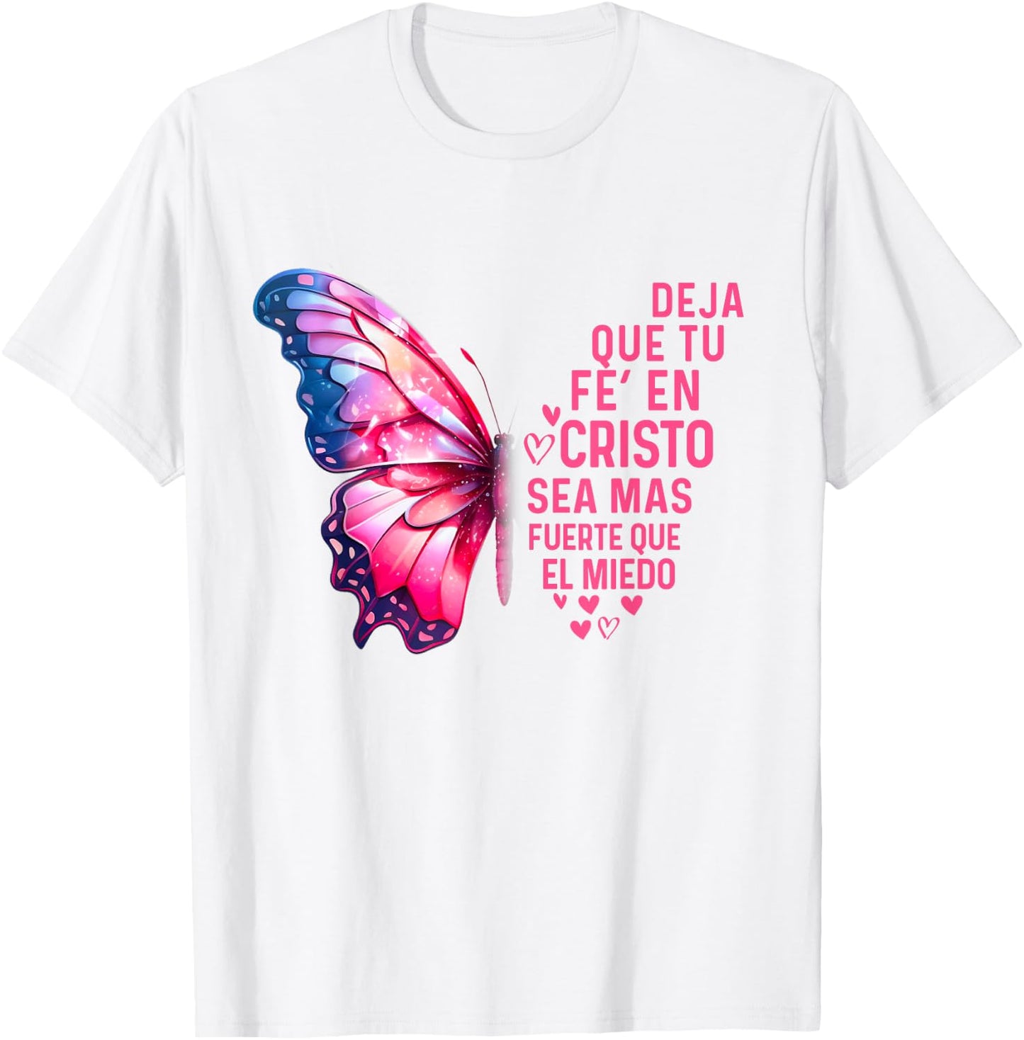 Camiseta Cristiana Para Mujer En Espanol Spanish Cristiano T-Shirt - T-Shirt | White
