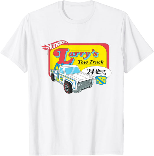 Hot Wheels Larry's Tow Truck T-Shirt - T-Shirt | White