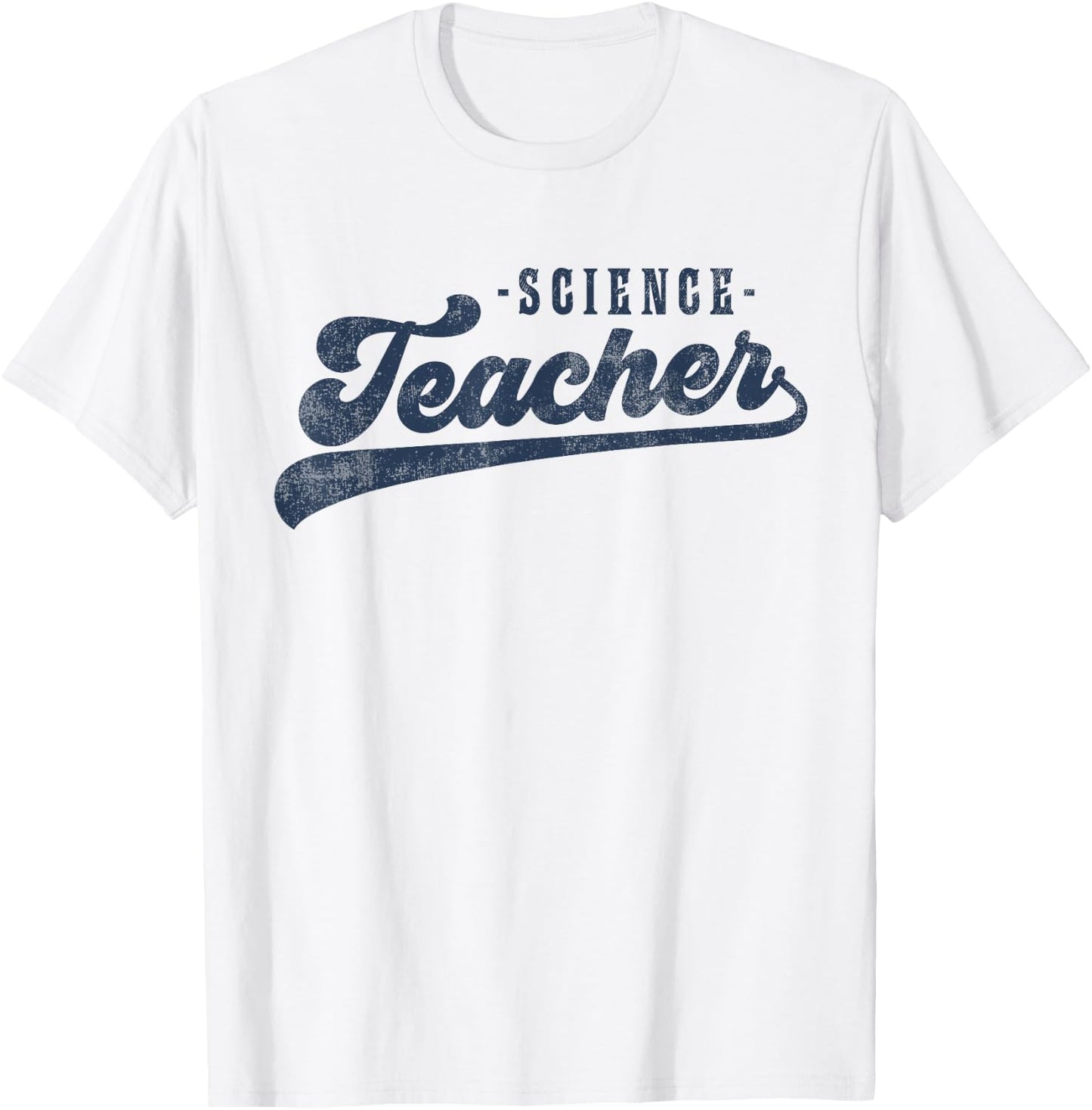 Science Teacher Men Women Vintage Graphic Science Teacher T-Shirt - T-Shirt | White