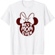 Disney Minnie Mouse Best Mom Ever Text Fill T-Shirt - T-Shirt | White