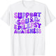 We wear purple for Epilepsy Warrior Support Squad Messy Bun. T-Shirt - T-Shirt | White