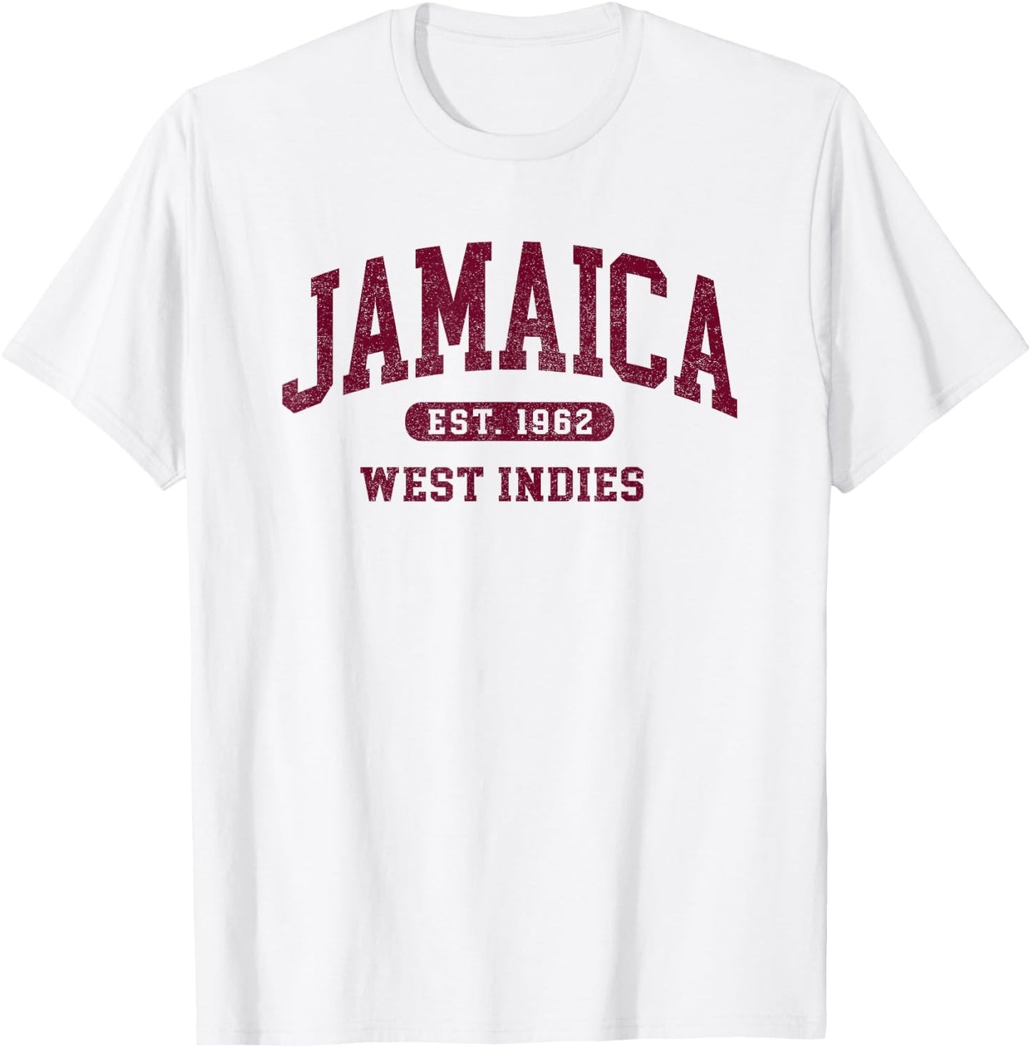 Retro Jamaica Est 1962 Vintage Jamaican Men Souvenir T-Shirt - T-Shirt | White