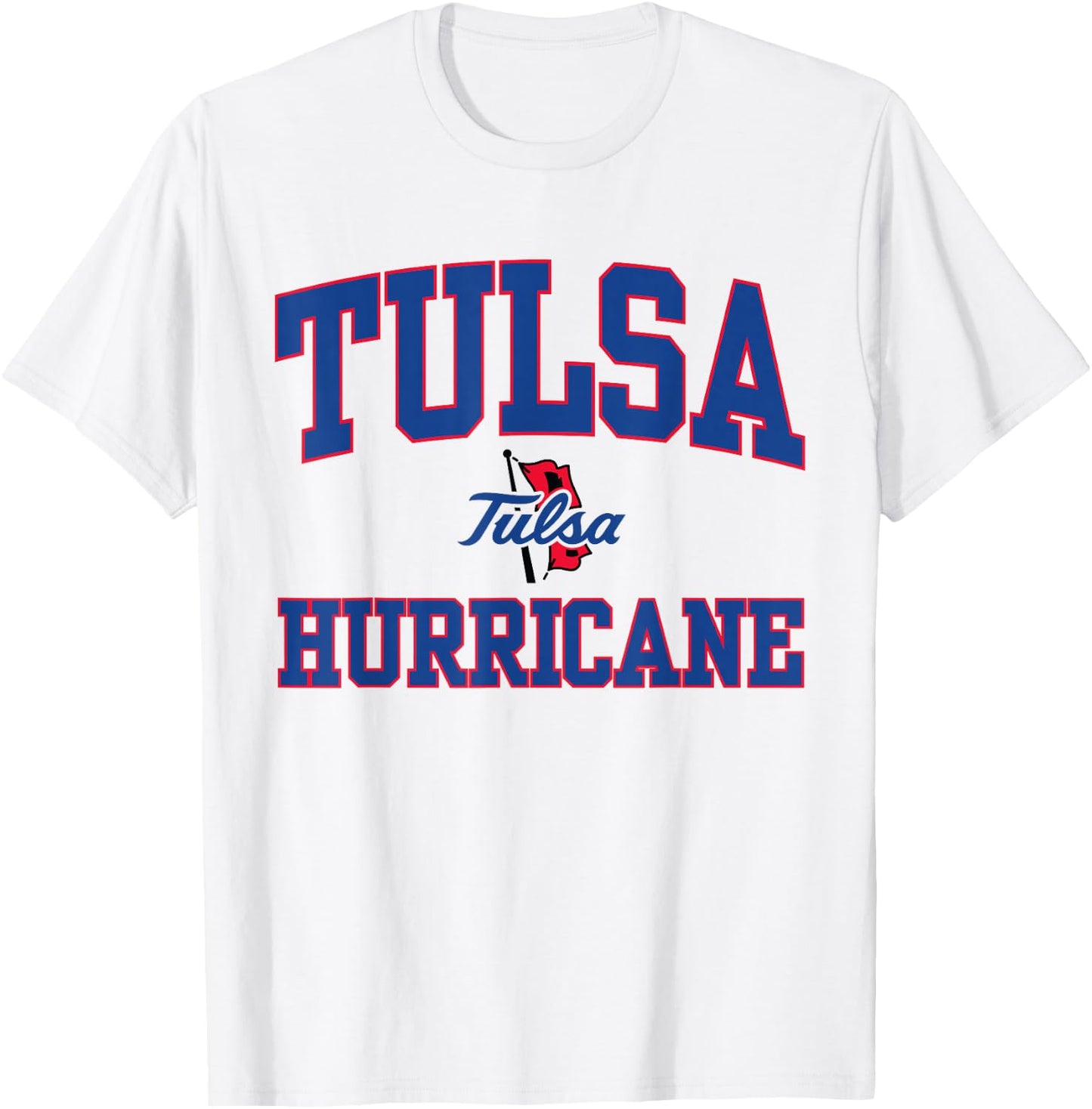 Tulsa Golden Hurricane | Official NCAA Merch | NCAFTUL05 T-Shirt - T-Shirt | White