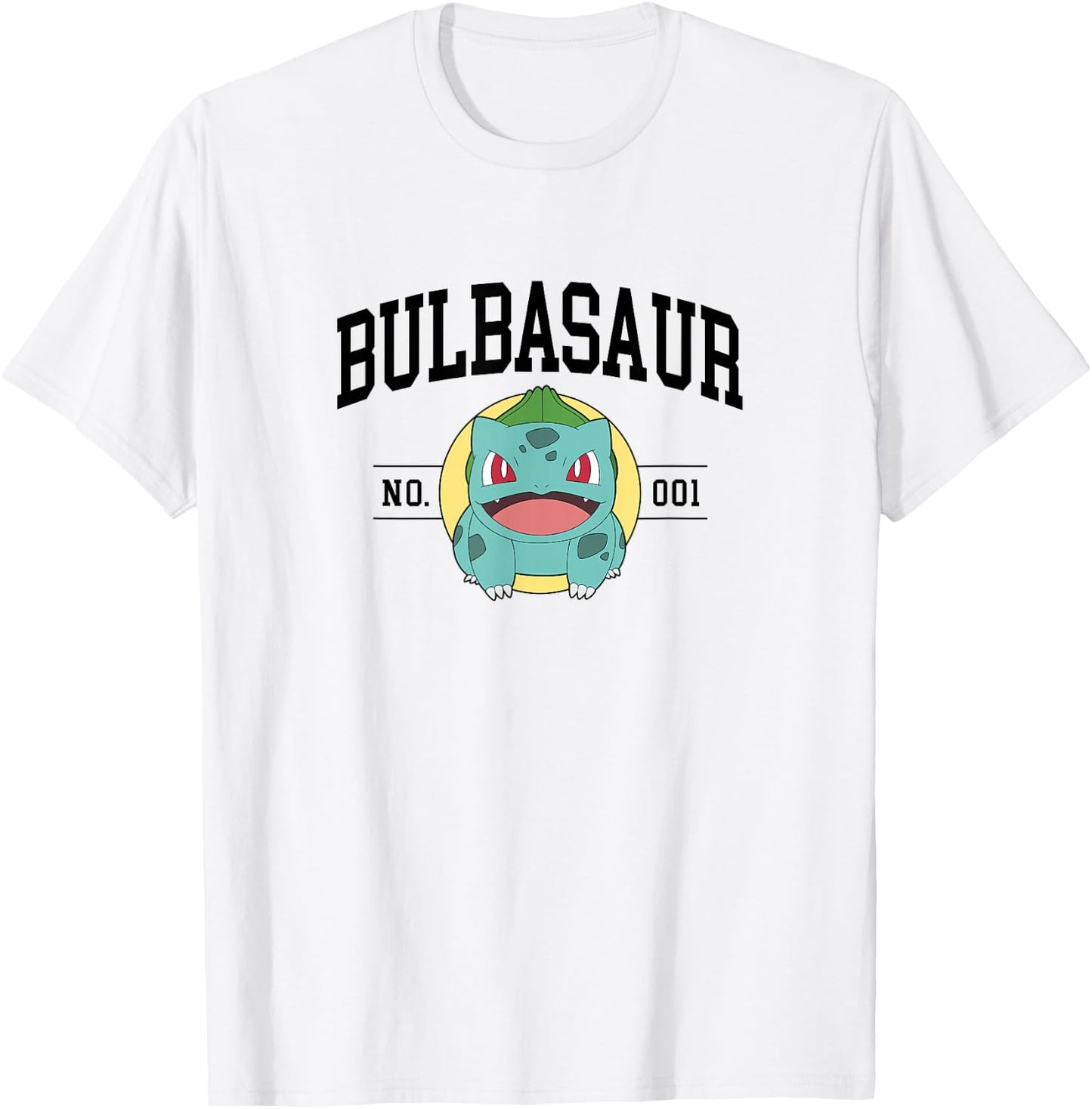 Pokémon - Bulbasaur Collegiate T-Shirt - T-Shirt | White