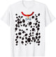 Dalmatian Costume Print Dog Dalmatians Halloween Adult Kids T-Shirt - T-Shirt | White
