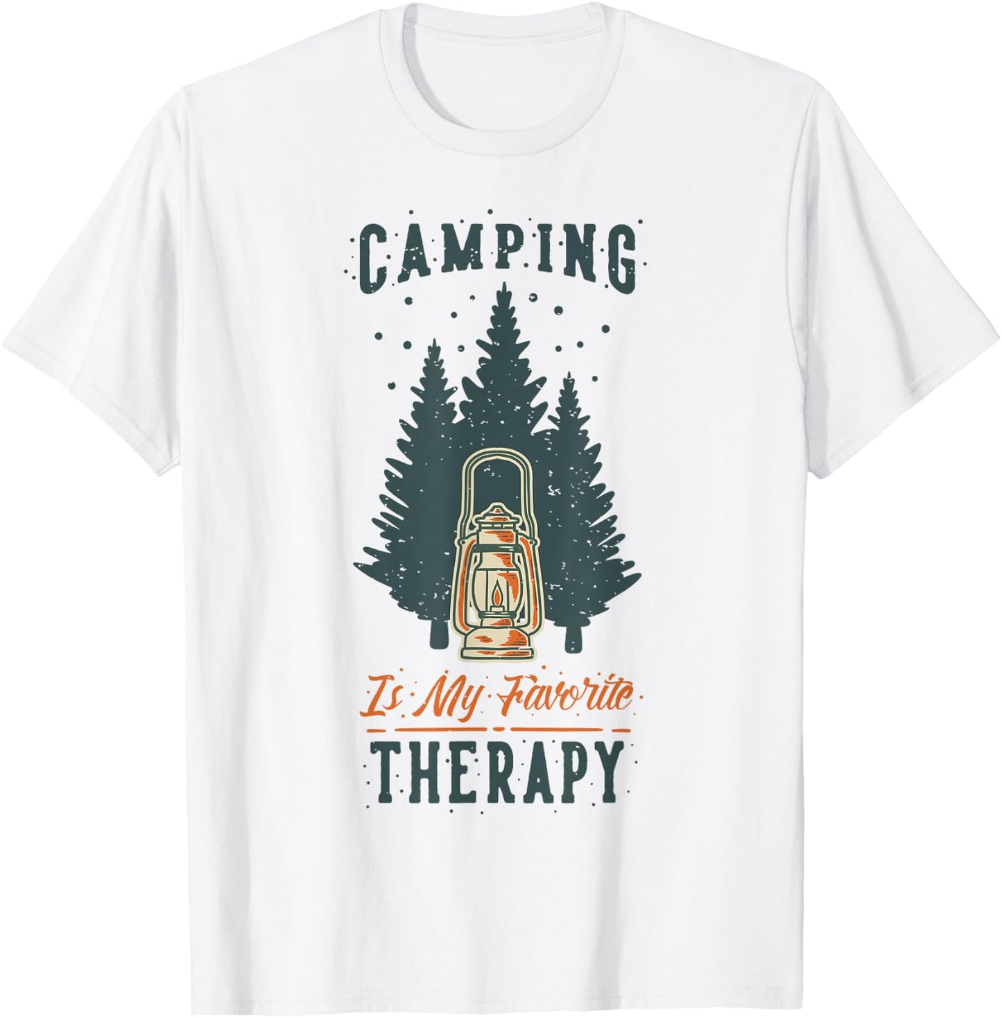 Funny Camper Camp Camping Gifts & Apparel FIDIMA -Adults White Small Modern Short Sleeve Camping T-Shirt - T-Shirt | White