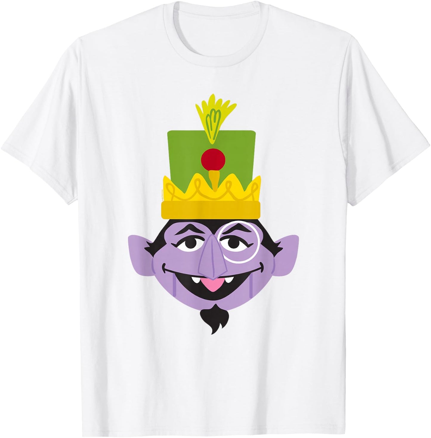 Sesame Street Christmas Nutcracker Count T-Shirt - T-Shirt | White
