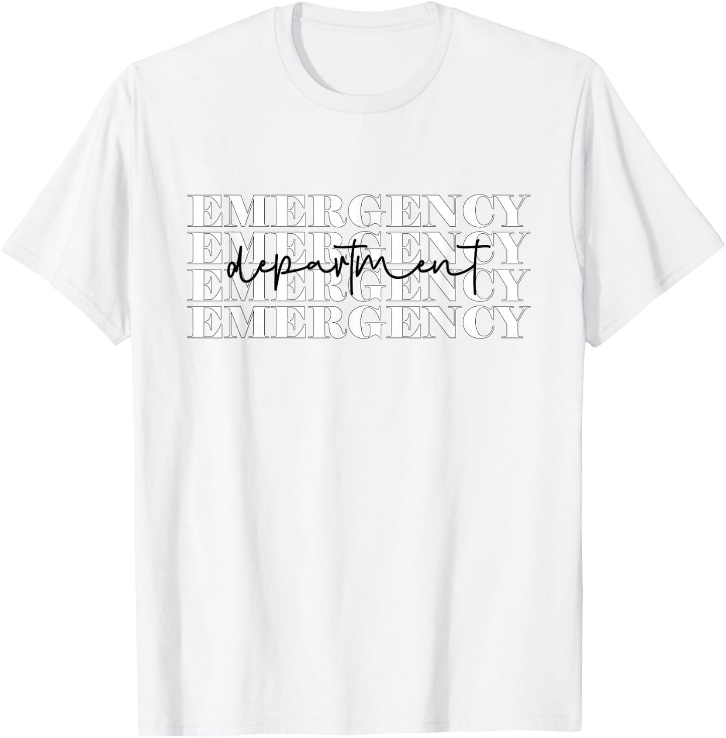 Emergency Department Emergency Room Healthcare Nursing T-Shirt - T-Shirt | White