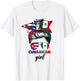 Half Mexican And Half Cuban Mexico Cuba Flag Girl T-Shirt - T-Shirt | White
