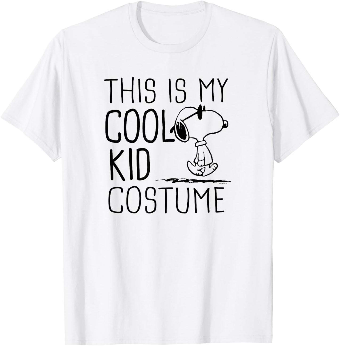 Peanuts Snoopy Cool Kid Costume T-Shirt - T-Shirt | White