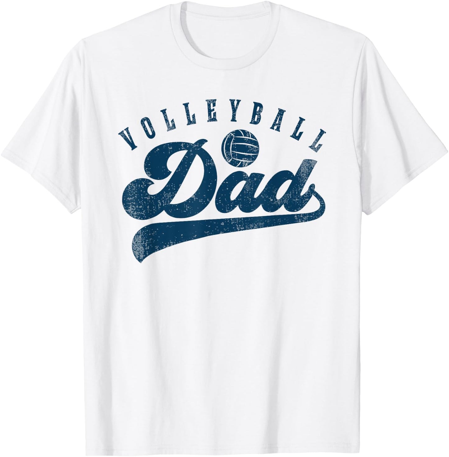 Volleyball Dad Gifts Daddy Father's Day T-Shirt - T-Shirt | White