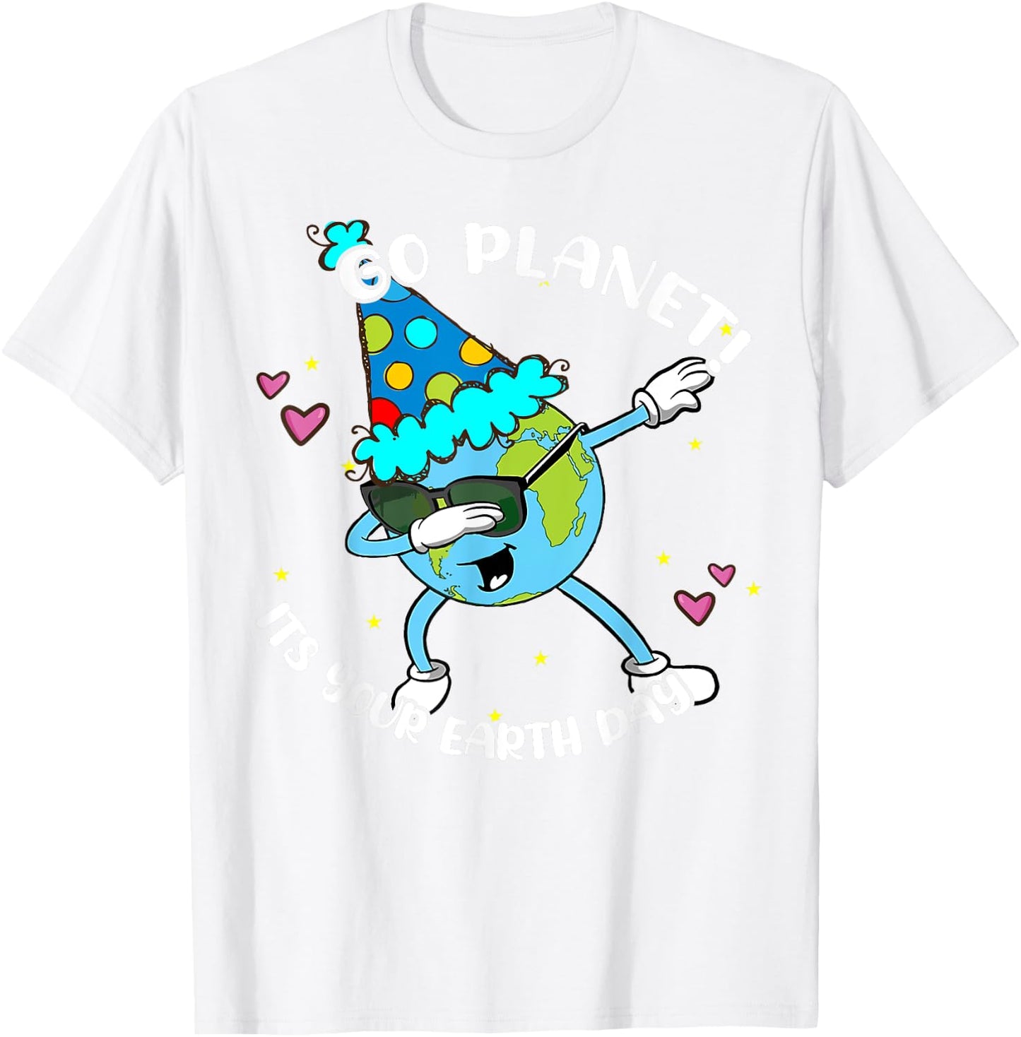 Kids Go Planet Its Your Earth Day Shirt Cute Boy Toddler T-Shirt - T-Shirt | White