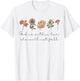 God Is Within Her She Will Not Fall Psalms 46:5 Boho Flowers T-Shirt - T-Shirt | White