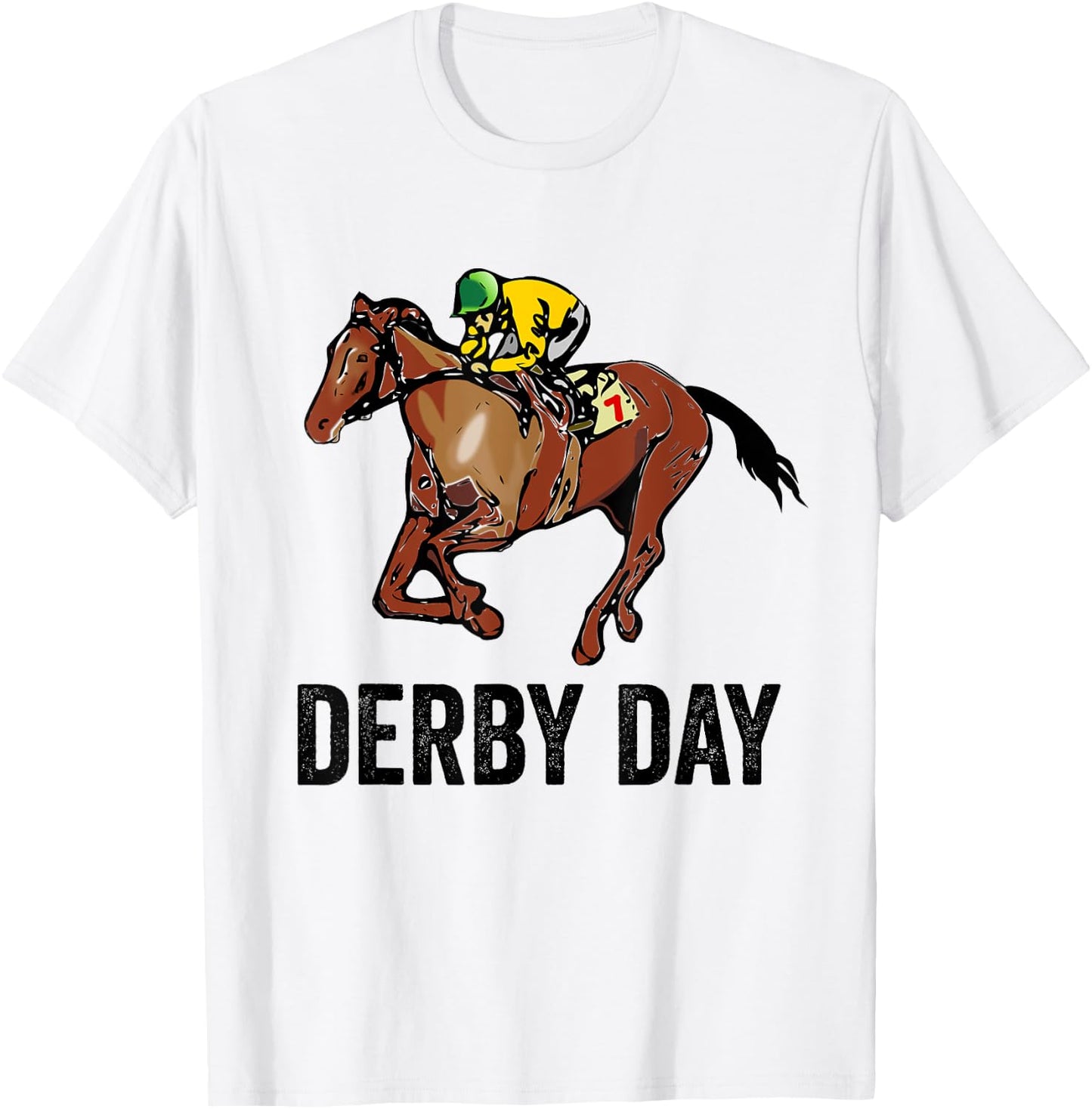 Derby Day Shirt Women Jockey Horse Racing T-Shirt - T-Shirt | White