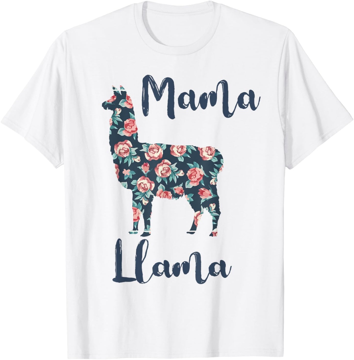Mama Llama-Shirt Best Mom Mother Day Ever Gift Funny Women T-Shirt - T-Shirt | White