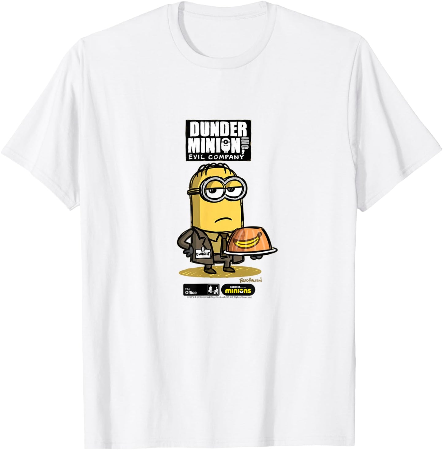 The Office X Minions Dwight T-Shirt - T-Shirt | White