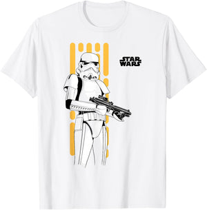Star Wars Stormtrooper Combat Ready Pose T-Shirt - T-Shirt | White