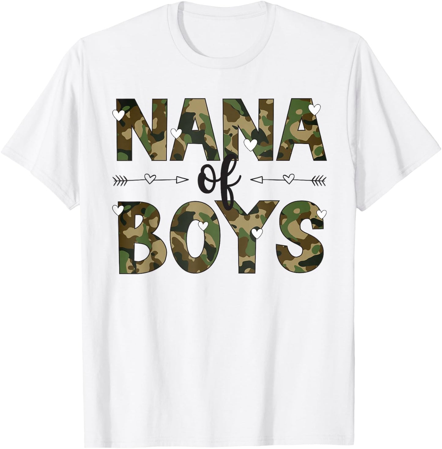 Nana Of Boys Nana Grandma Boy Nana T-Shirt - T-Shirt | White
