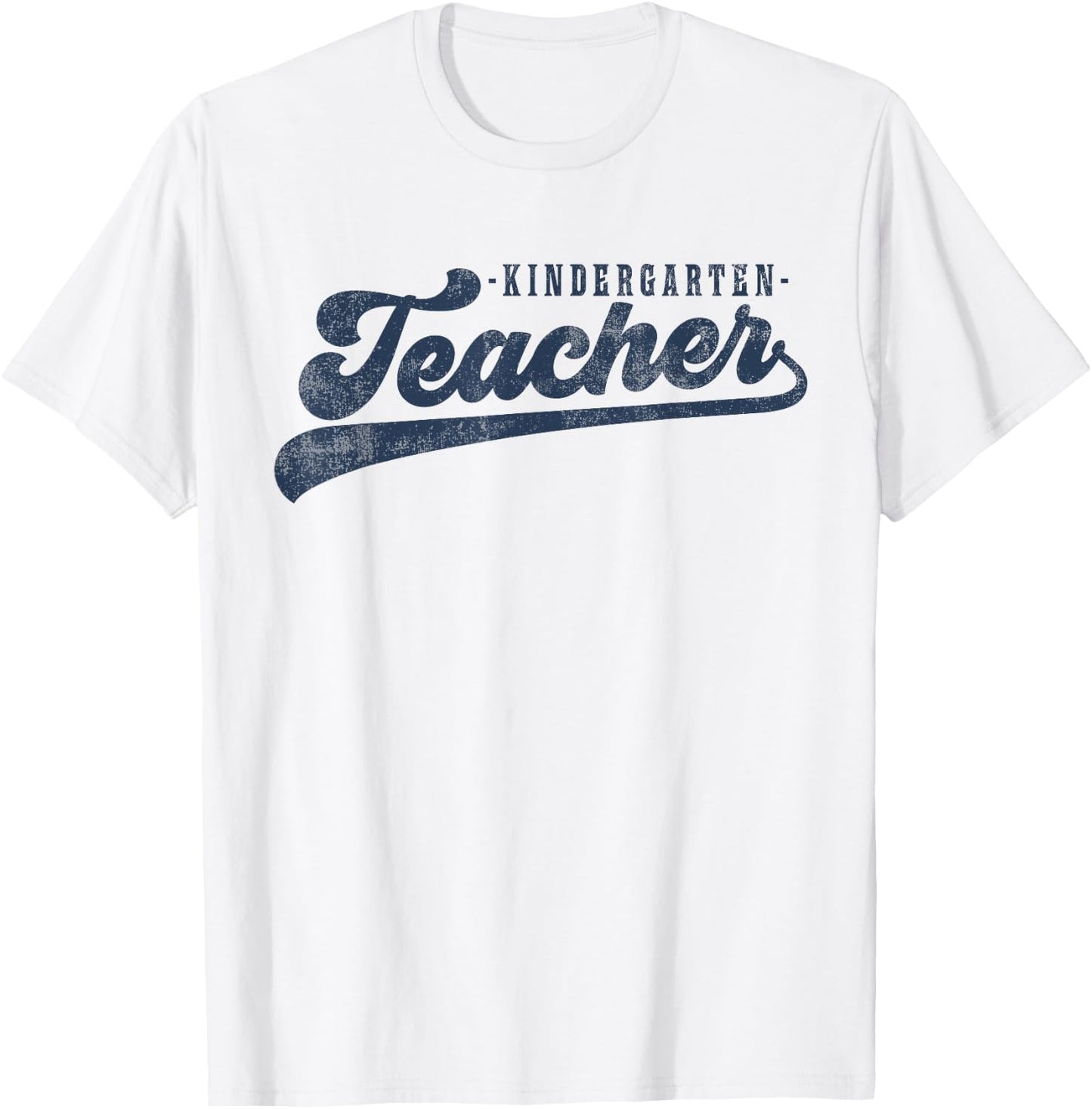 Kindergarten Teacher Vintage Graphic Kindergarten Teacher T-Shirt - T-Shirt | White