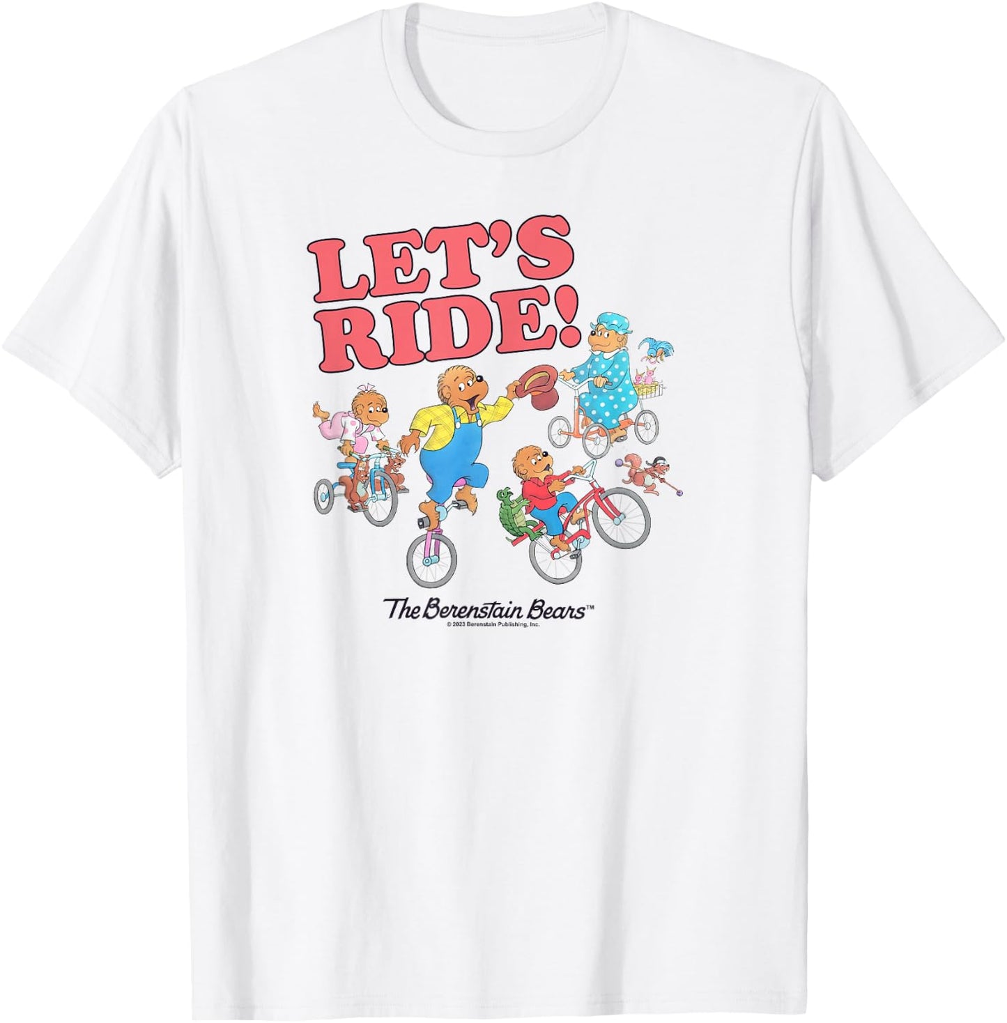 The Berenstain Bears The Berenstain Bears Let's Ride T-Shirt - T-Shirt | White