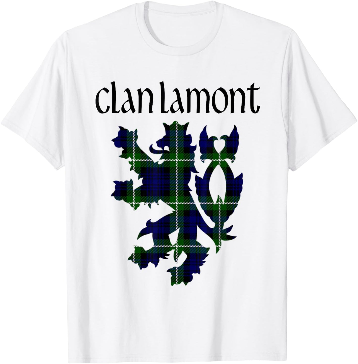 Clan Lamont Tartan Scottish Family Name Scotland Pride T-Shirt - T-Shirt | White