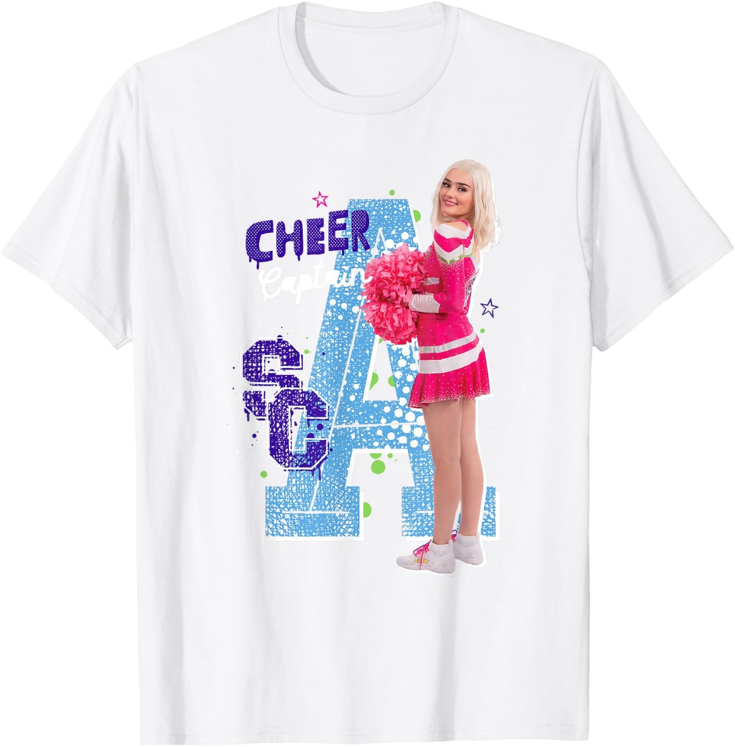 Disney Zombies Addison Cheer Captain C1 T-Shirt - T-Shirt | White