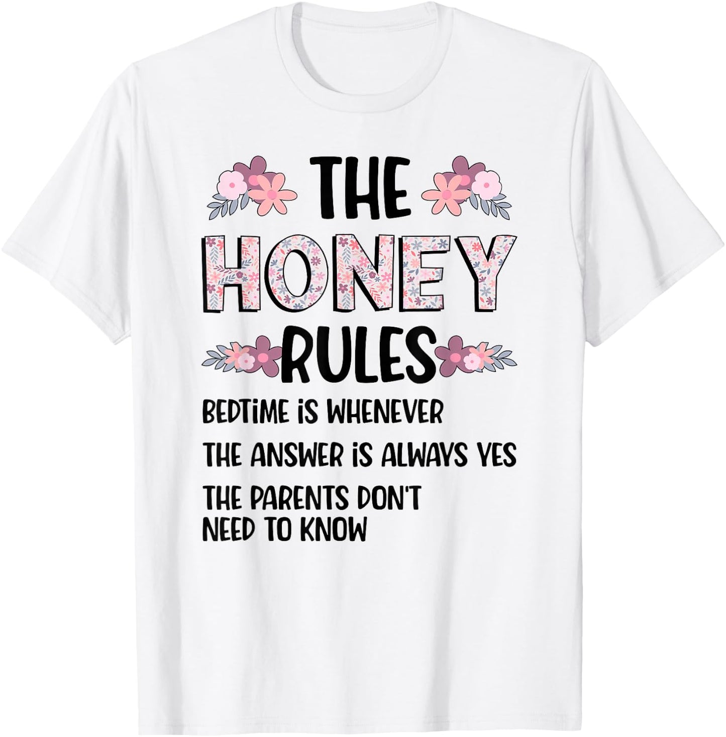 Honey Grandma Rules Honey Grandmother T-Shirt - T-Shirt | White