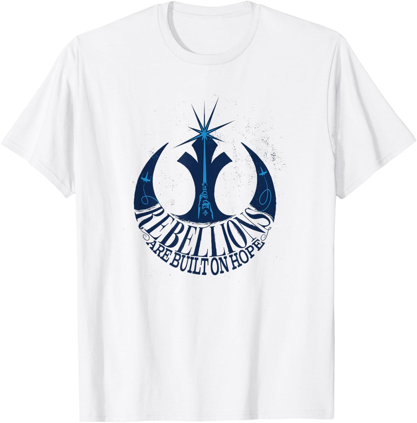 Star Wars Rebellions Are Built On Hope Rebels Logo T-Shirt - T-Shirt | White