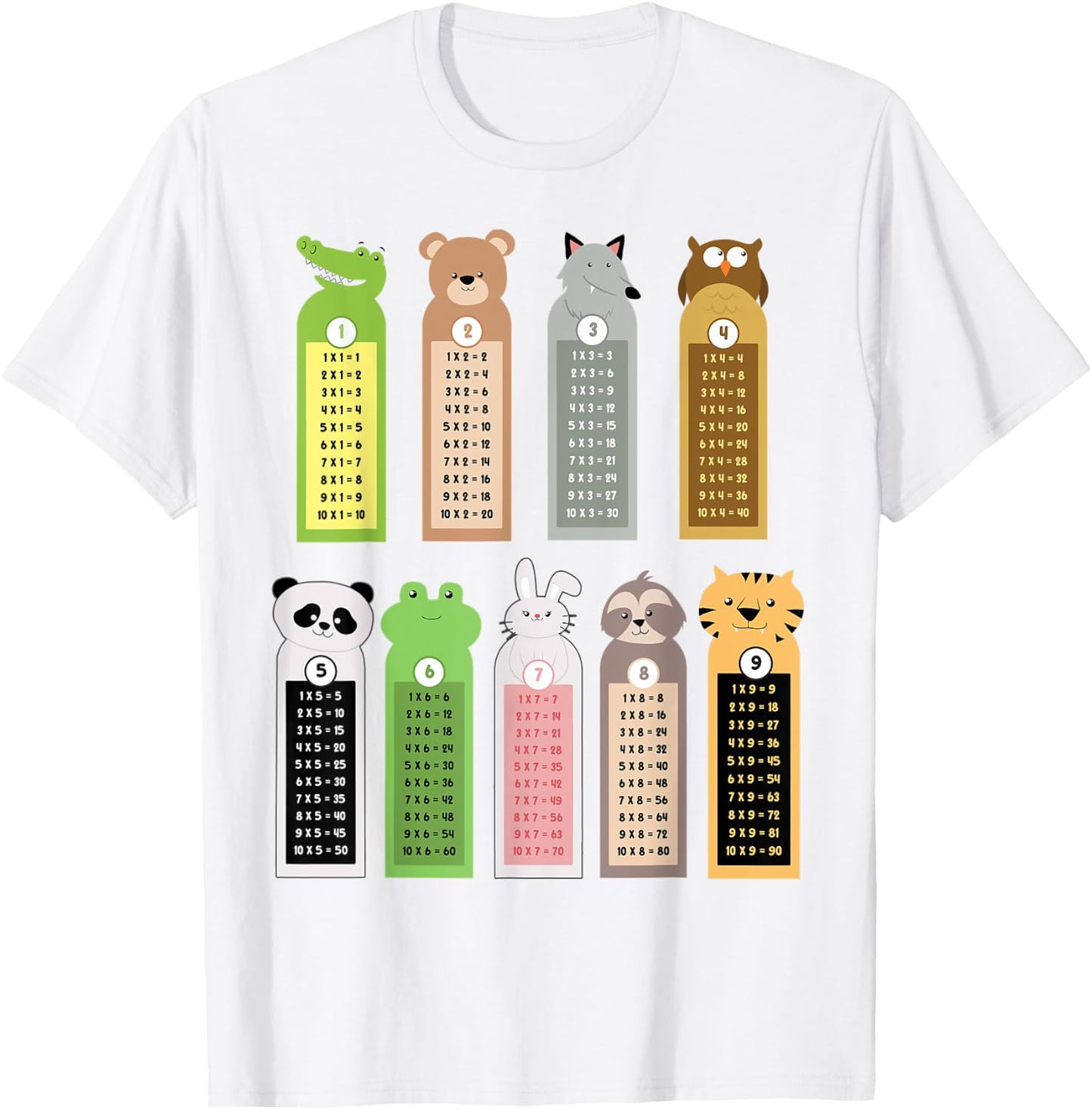 Maths Day Costume Idea for Kids & Teacher Numbers Maths T-Shirt - T-Shirt | White