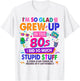 80s Design Rave Outfit & 80s Festival Costume T-Shirt - T-Shirt | White
