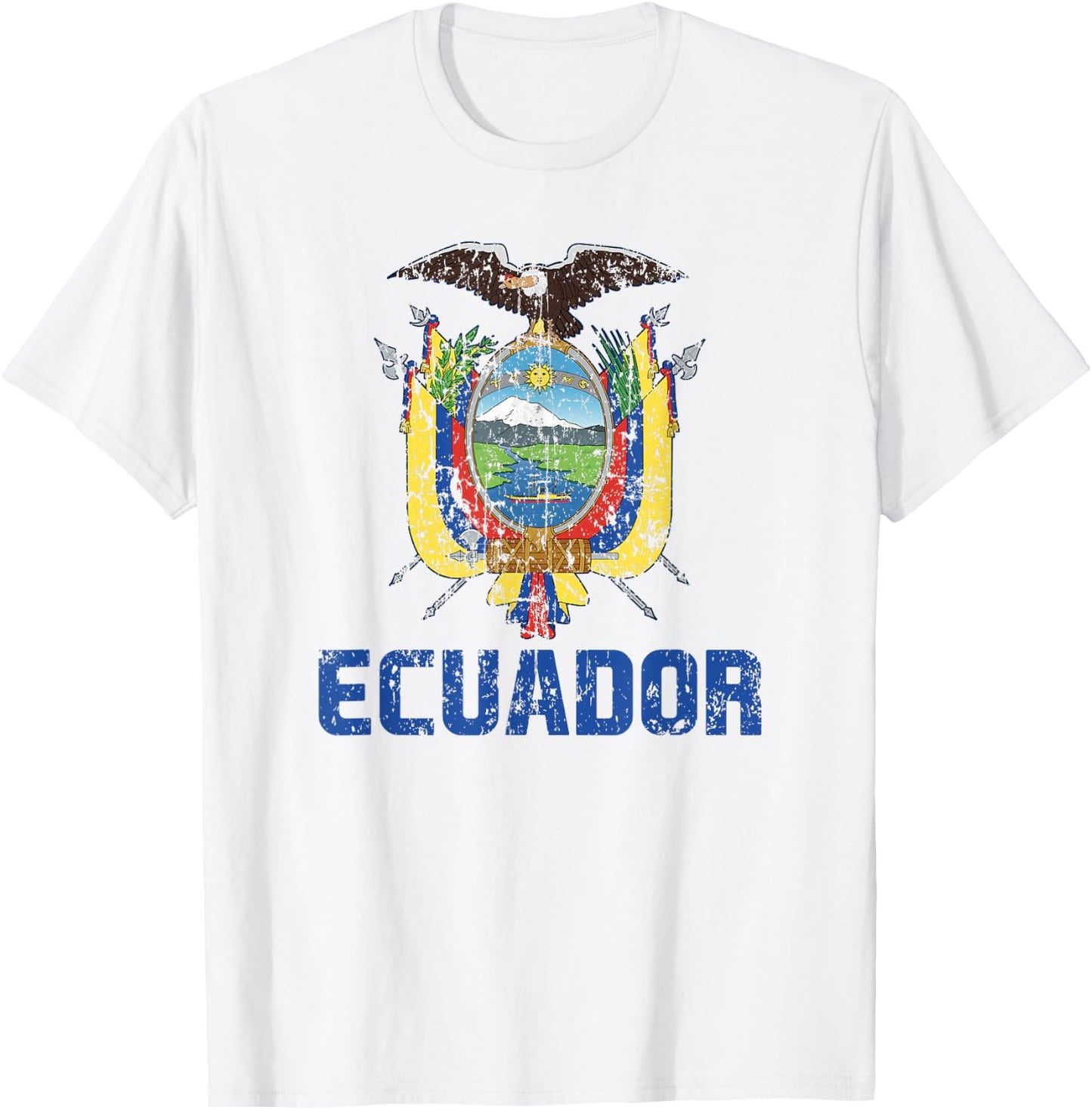 Ecuador Flag Ecuadorian Pride International Country T-Shirt - T-Shirt | White