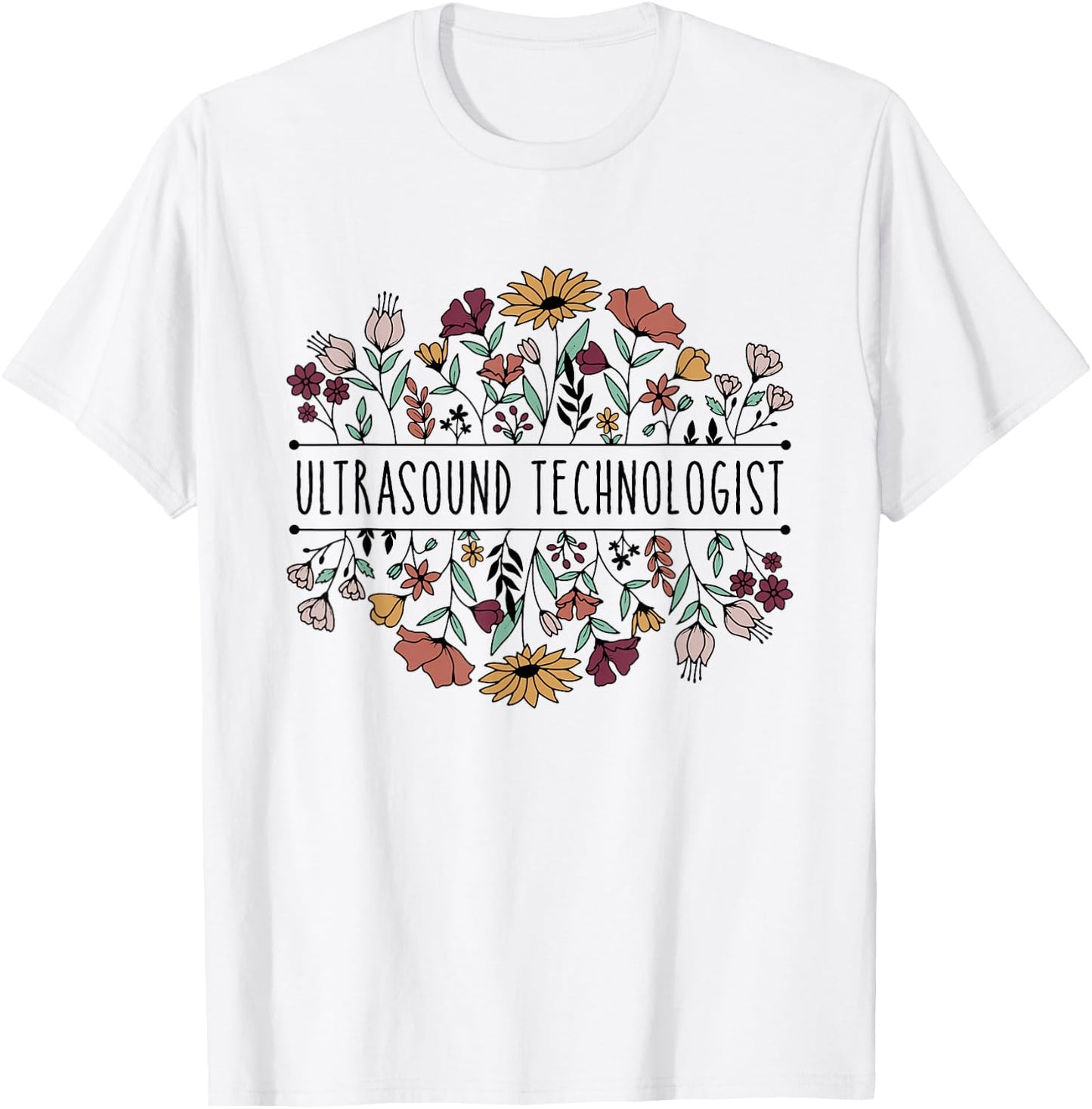 Ultrasound Technologist Sonography Ultrasound Tech T-Shirt - T-Shirt | White