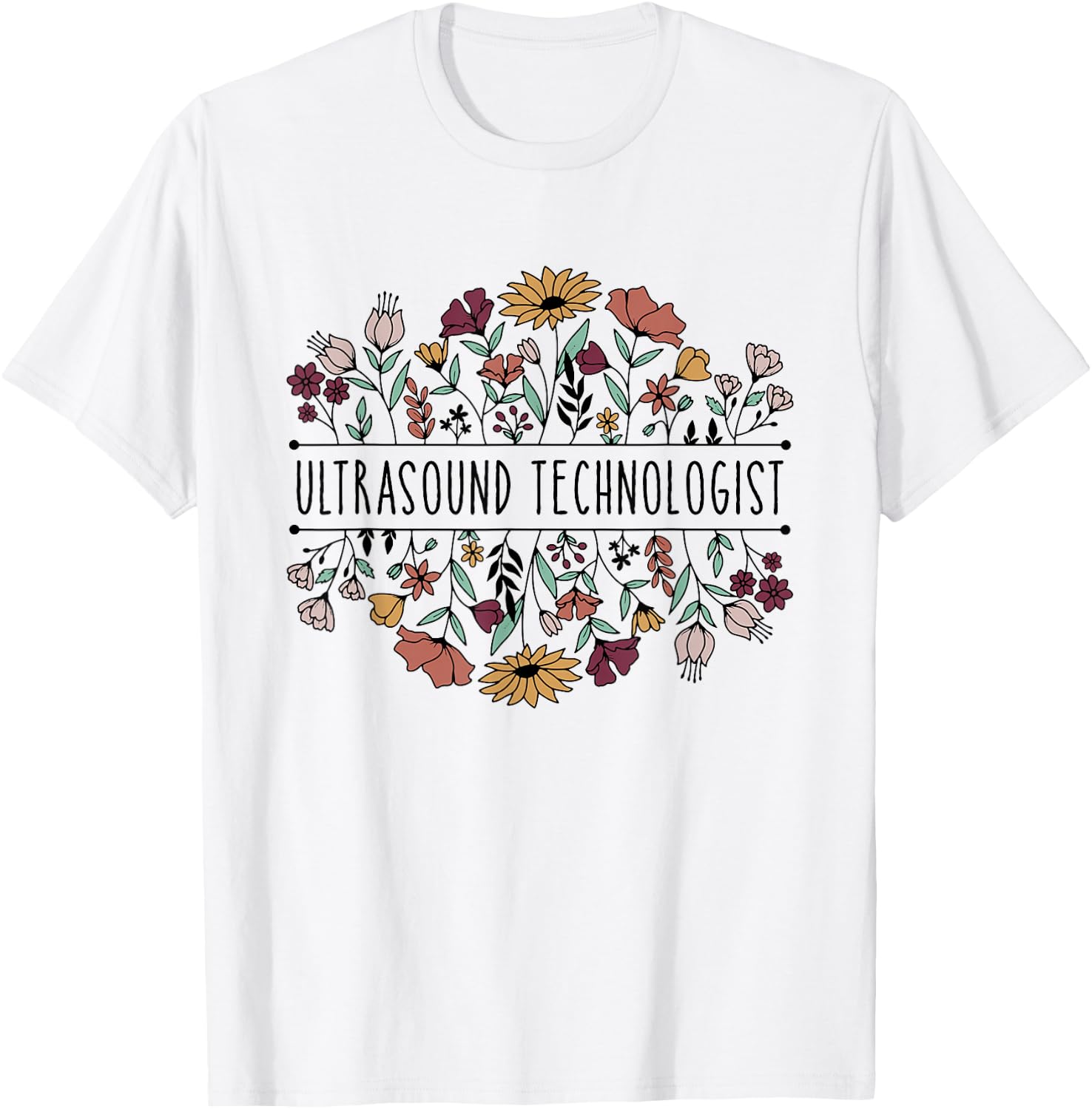 Ultrasound Technologist Sonography Ultrasound Tech T-Shirt - T-Shirt | White