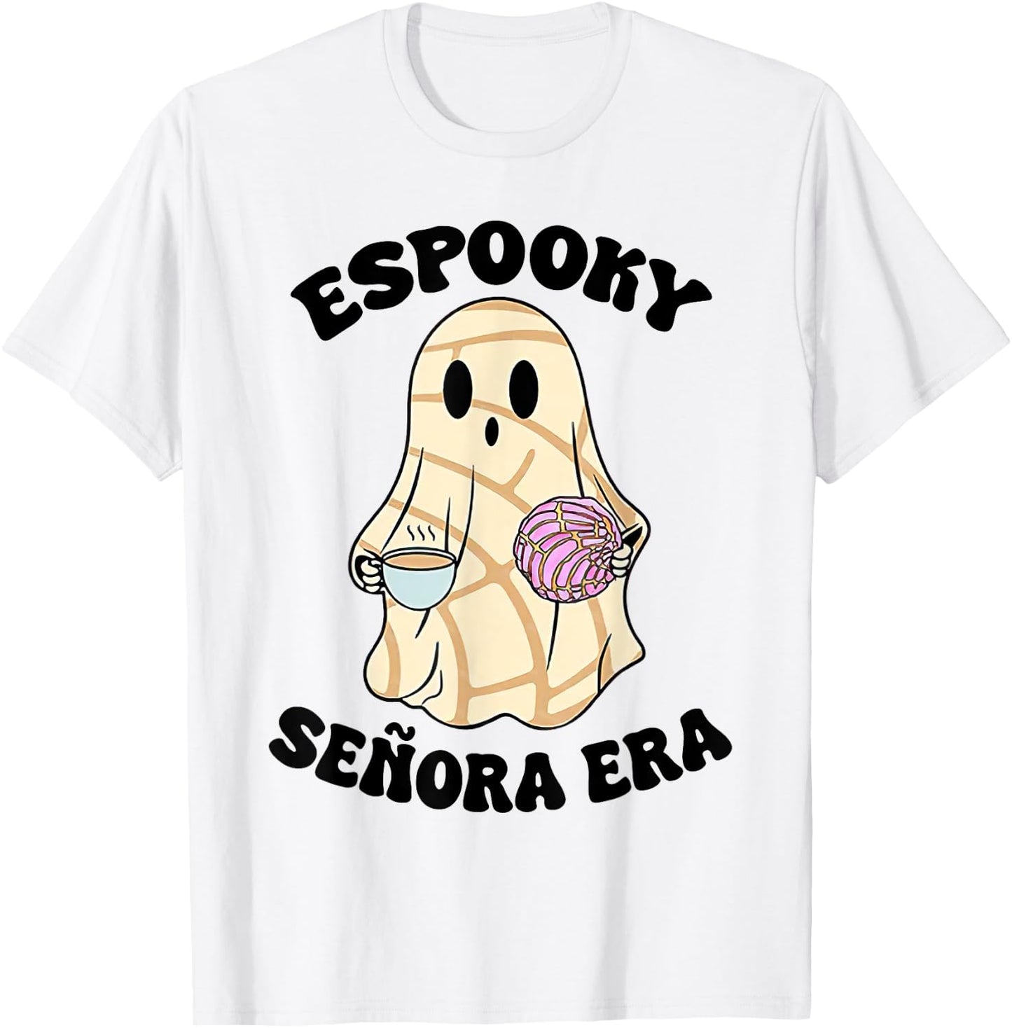 Espooky Senora Era Funny Ghost Mexican Spanish Halloween T-Shirt - T-Shirt | White