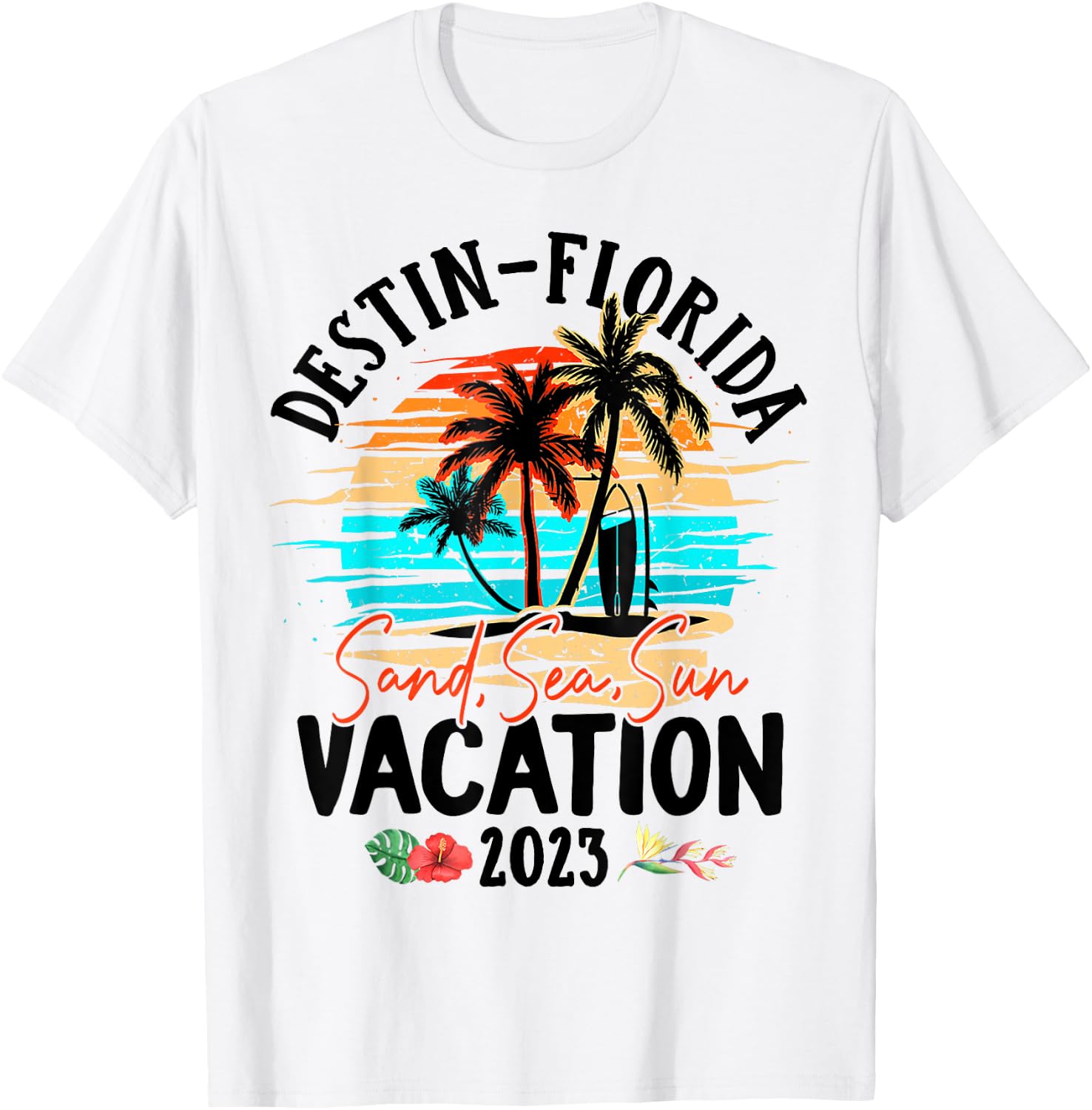Destin Florida Vacation 2023 Matching Family Group T-Shirt - T-Shirt | White