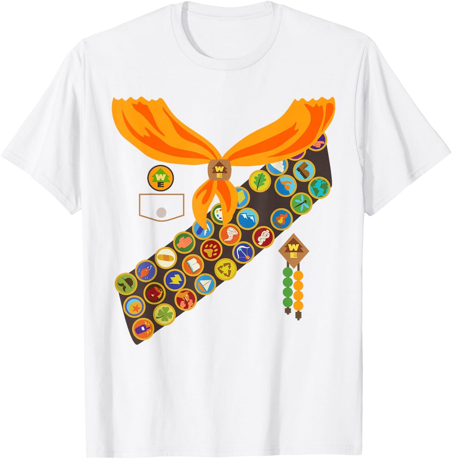 Disney and Pixar's Up Russell Halloween Costume Small T-Shirt - T-Shirt | White