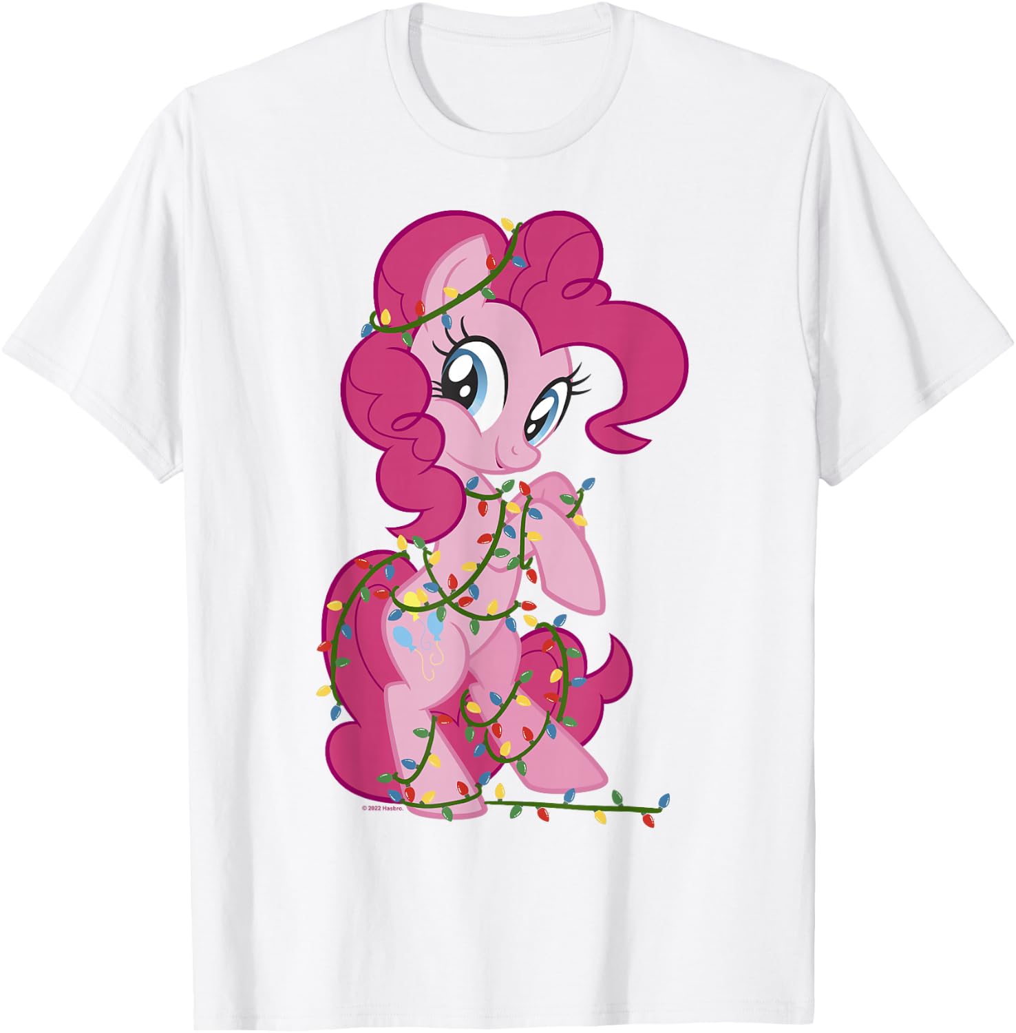 My Little Pony: Friendship Is Magic Pinkie Pie Lights T-Shirt - T-Shirt | White