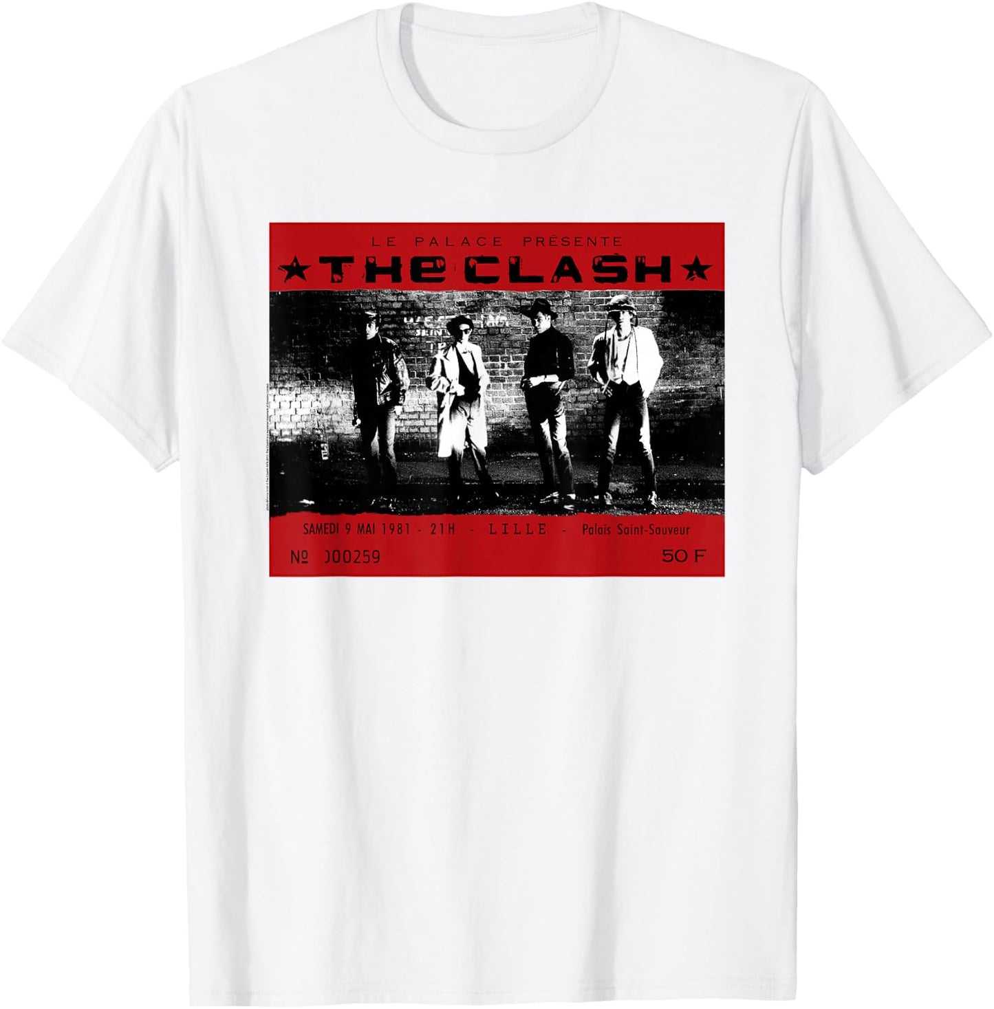 The Clash - Le Palace 1981 T-Shirt - T-Shirt | White