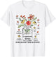 Retro Floral OT Occupational Therapist OT therapy women T-Shirt - T-Shirt | White