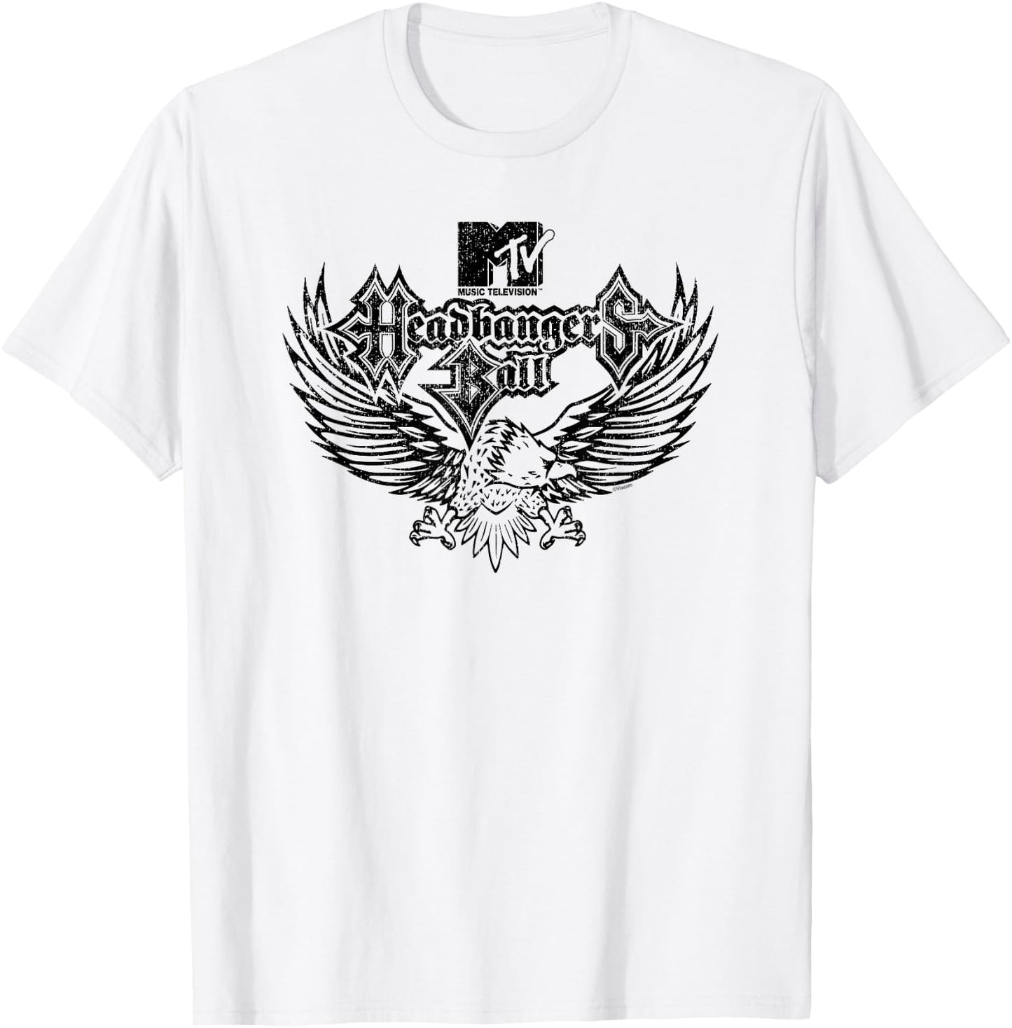 Headbangers Ball - Headbangers Ball Eagle T-Shirt - T-Shirt | White