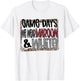 On Gameday Football We Wear Maroon and White School Spirit T-Shirt - T-Shirt | White