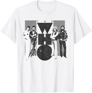 The Who Official Vintage 70's Black & White T-Shirt - T-Shirt | White
