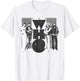 The Who Official Vintage 70's Black & White T-Shirt - T-Shirt | White