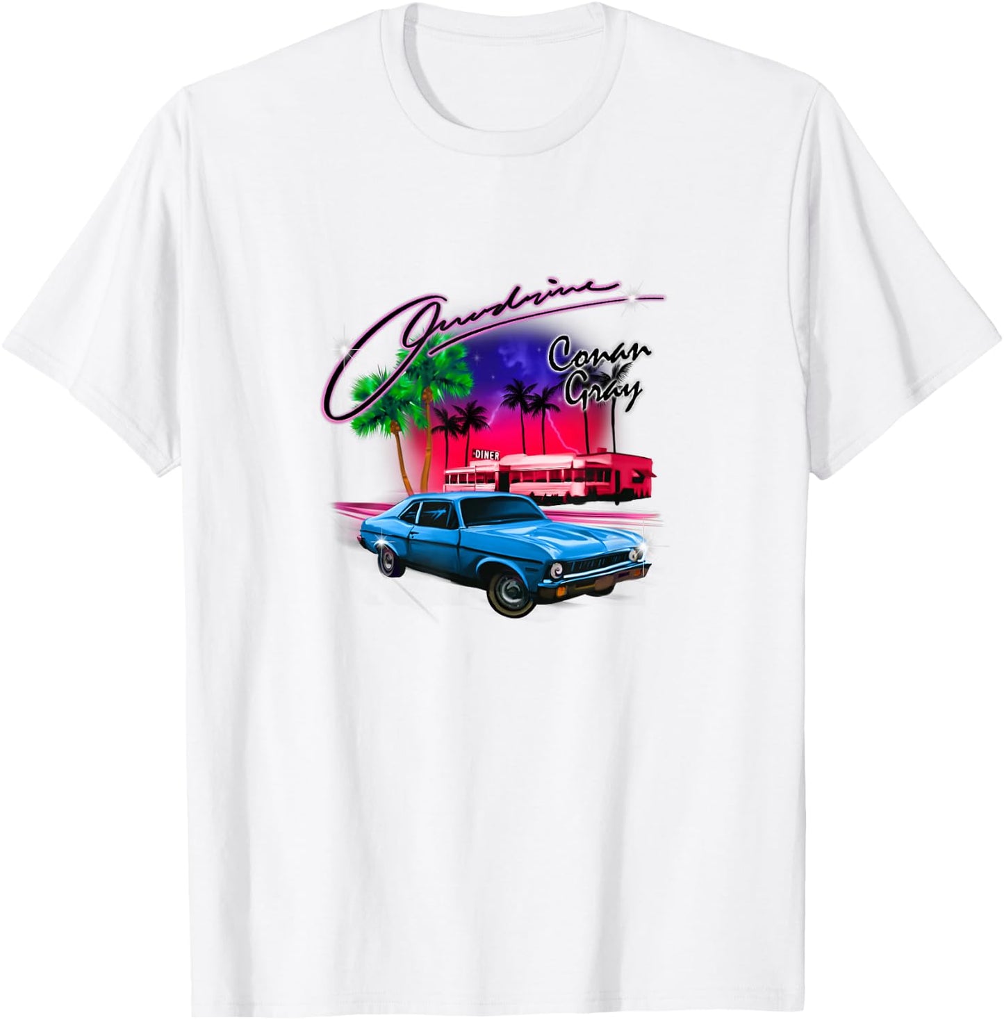 Official Conan Gray Overdrive T-Shirt - T-Shirt | White