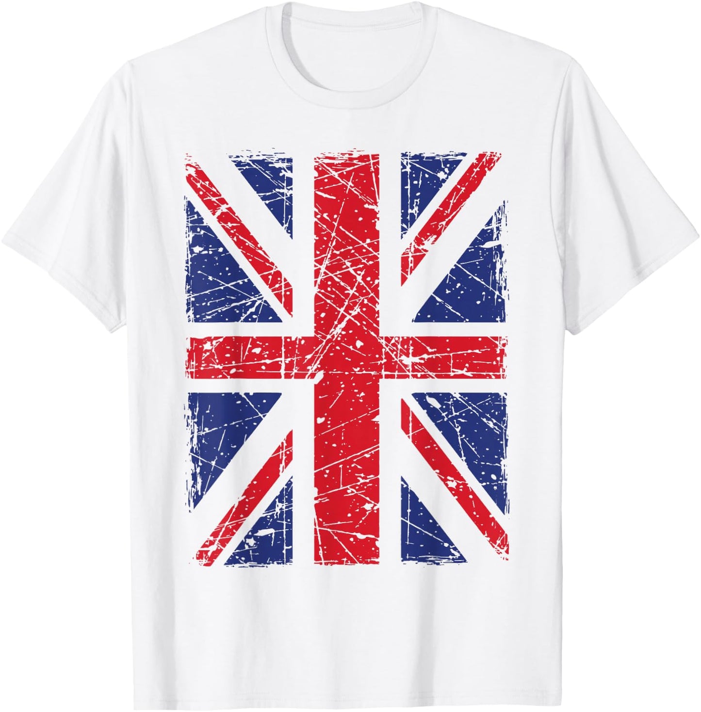 Union Jack, British Flag T-Shirt - T-Shirt | White