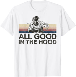 Welder Welding Vintage Retro All Good In The Hood T-Shirt - T-Shirt | White
