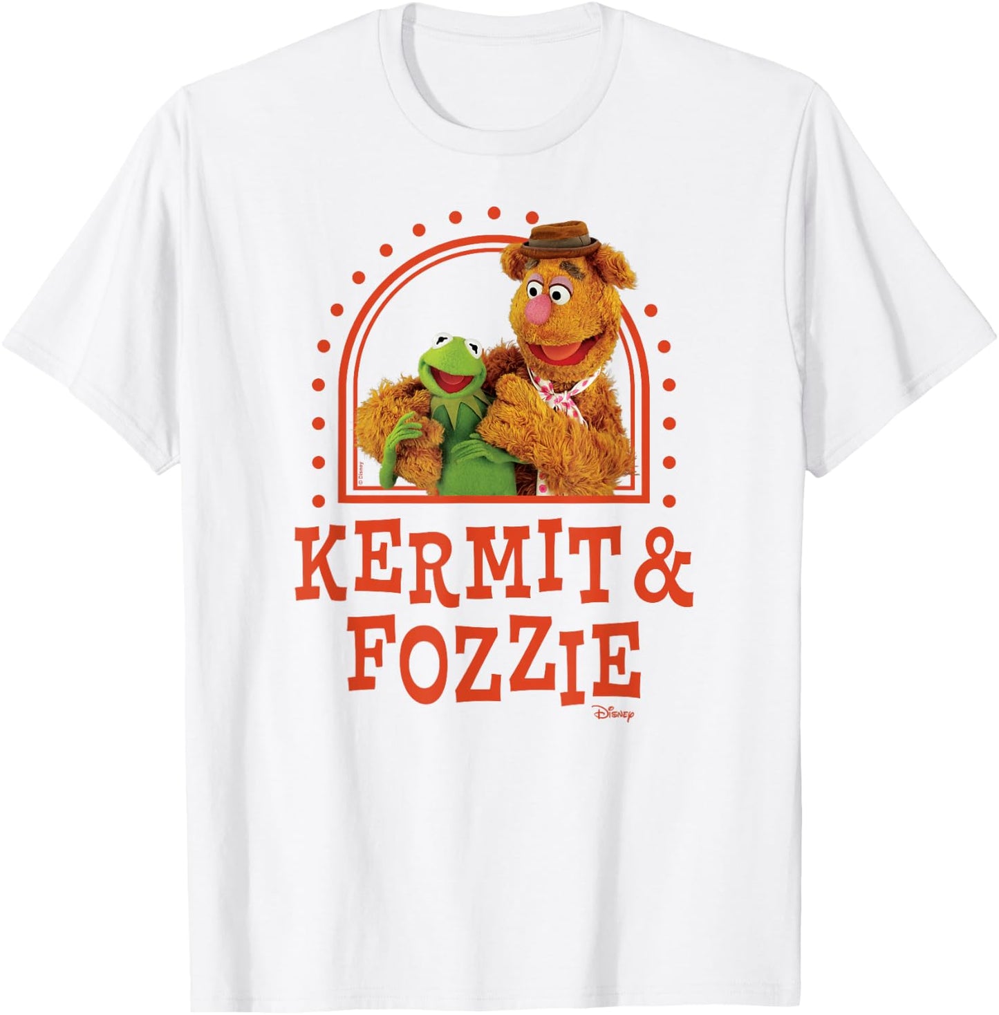 The Muppets - Kermit & Fozzie T-Shirt - T-Shirt | White